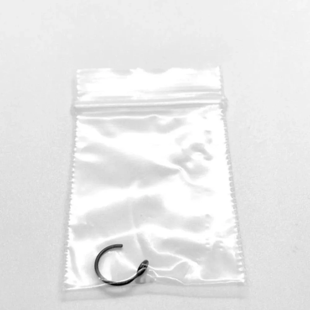 Single Fake Nose Ring Cuff - Black